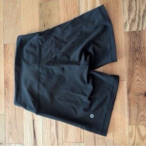 lululemon athletica Black High-Waist Bike Shorts